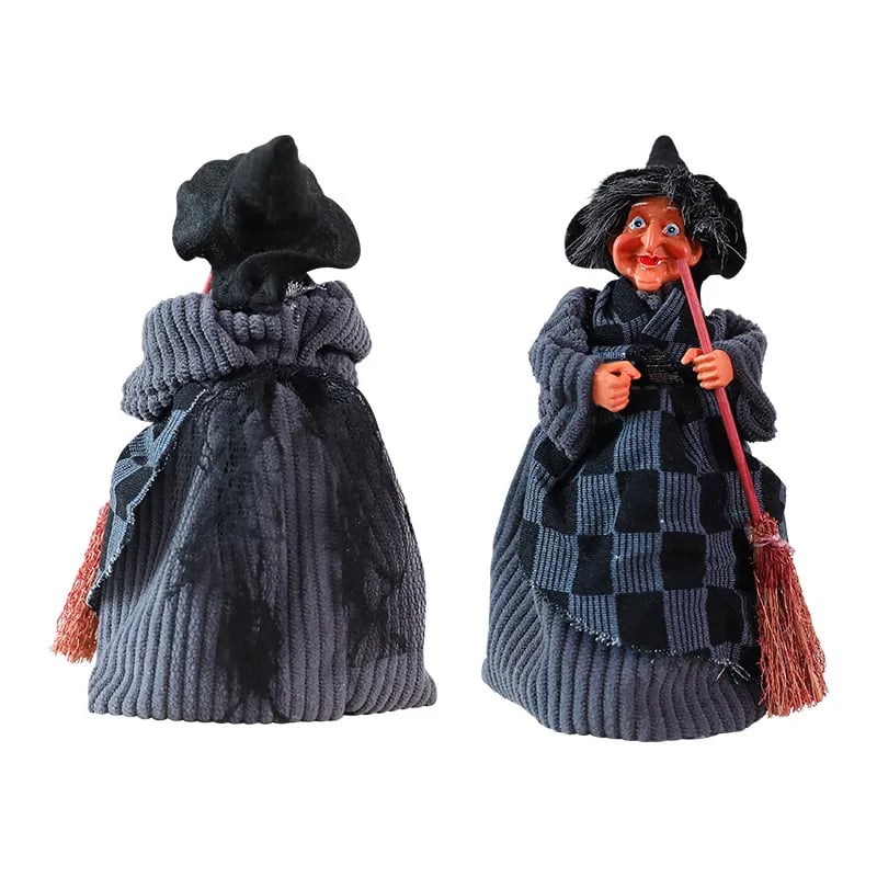 Lisslune | Halloween Witch Doll Statue Decor Desktop