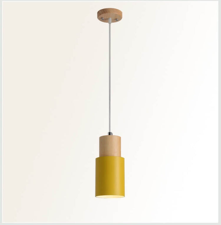 Lisslune | SinglePend - Nordic Macaron Cylinder Aluminium 1-flame LED pendant lamp