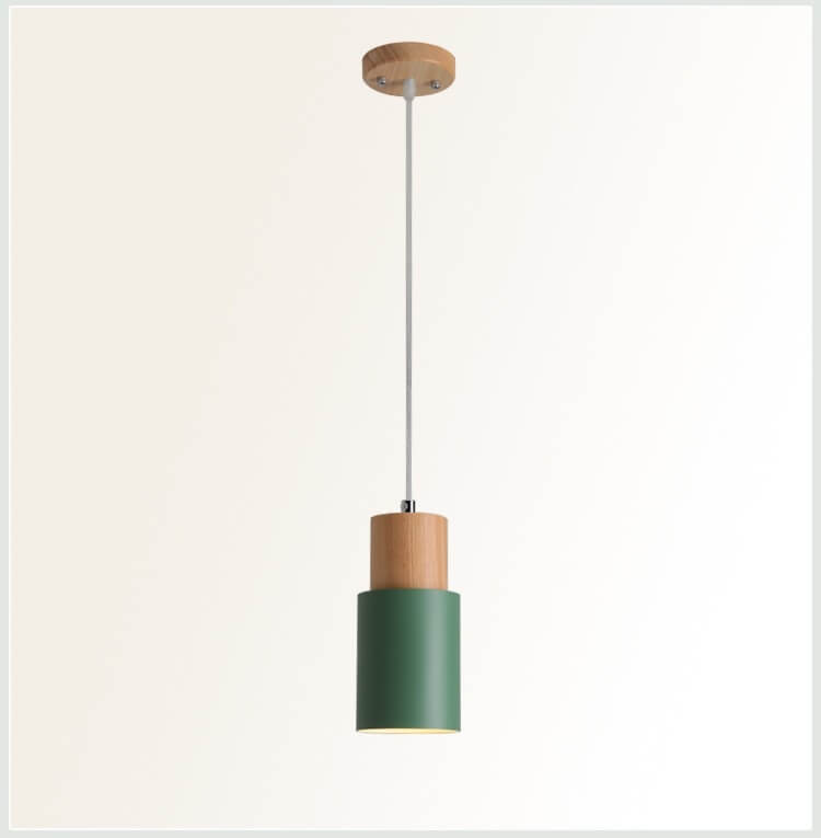 Lisslune | SinglePend - Nordic Macaron Cylinder Aluminium 1-flame LED pendant lamp