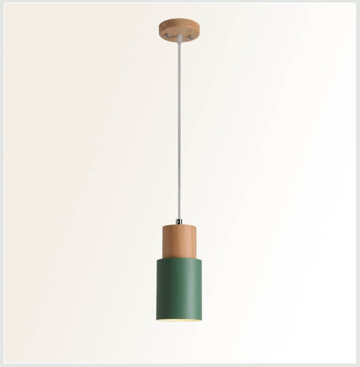 Lisslune | SinglePend - Nordic Macaron Cylinder Aluminium 1-flame LED pendant lamp