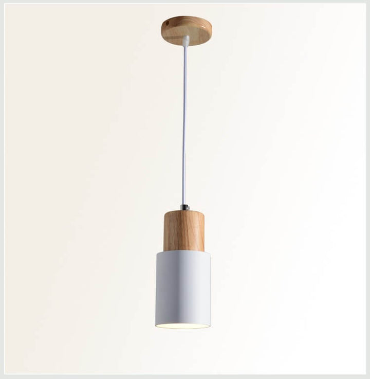 Lisslune | SinglePend - Nordic Macaron Cylinder Aluminium 1-flame LED pendant lamp