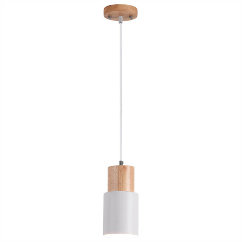 Lisslune | SinglePend - Nordic Macaron Cylinder Aluminium 1-flame LED pendant lamp