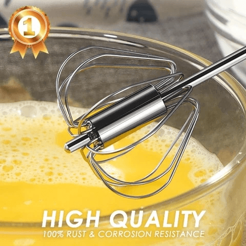 Lisslune | Stainless Steel Semi-Automatic Whisk