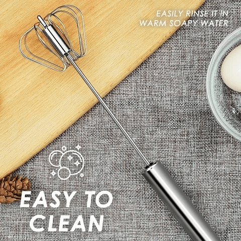 Lisslune | Stainless Steel Semi-Automatic Whisk