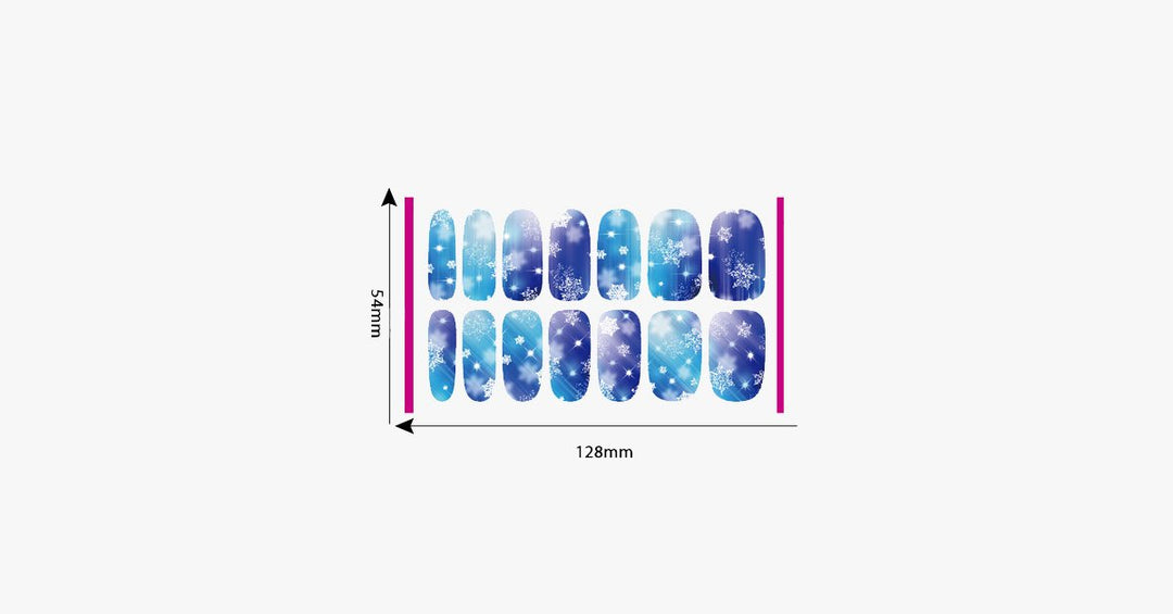 Lisslune | Christmas Nail Stickers - Snowflakes