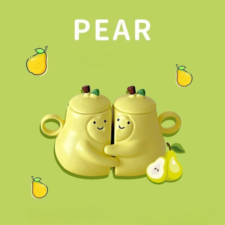 Lisslune | Cuddly Pear Ceramic Duo Cup
