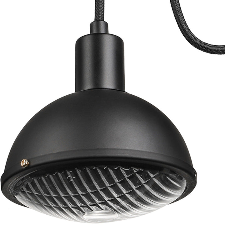 Lisslune | 1 Light Wall Lighting Farm Bowl Shade Metallic Wall Lamp in Black for Dining Room