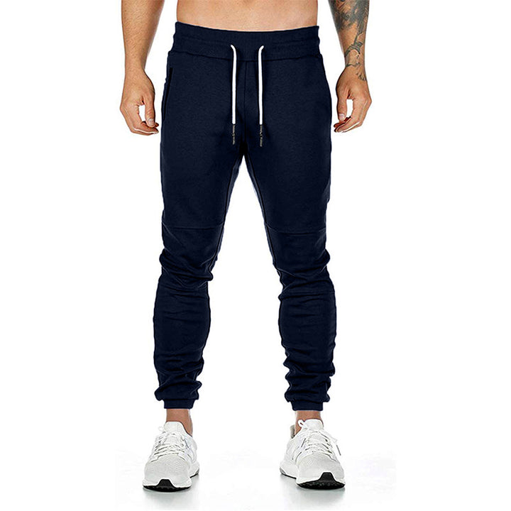 Men's sporty joggers with practical zip pockets and elastic waistband Lisslune