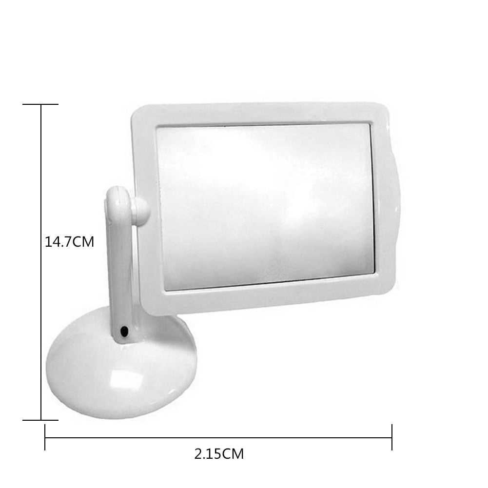 Lisslune | LumaRead LED Full Page Magnifier – Portable Hands-Free Reading Magnifier with Stand & Light