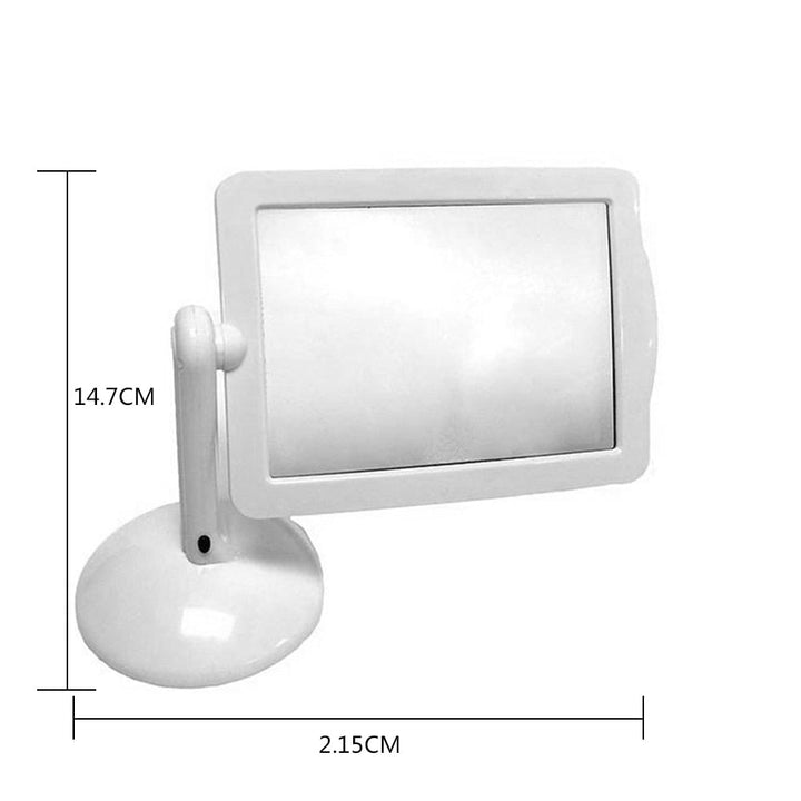 Lisslune | LumaRead LED Full Page Magnifier – Portable Hands-Free Reading Magnifier with Stand & Light