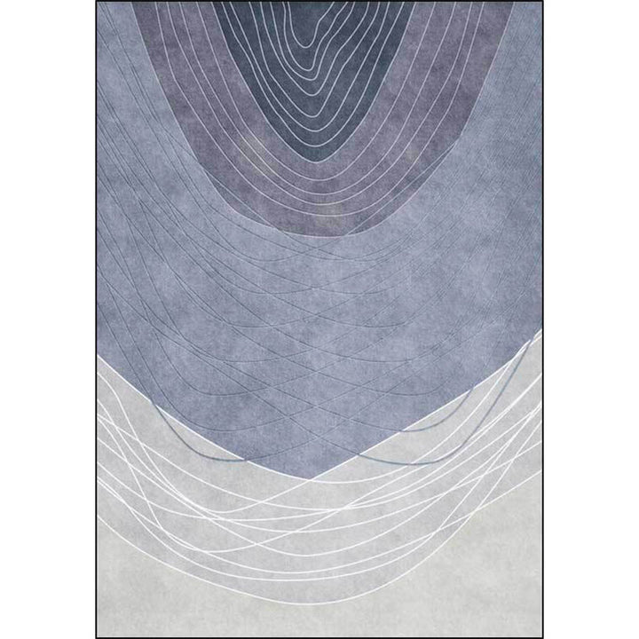 Lisslune | Novelty Living Room Rug Multicolor Color Block Wood Grain Print Rug Polyester Washable Pet-Friendly Rug