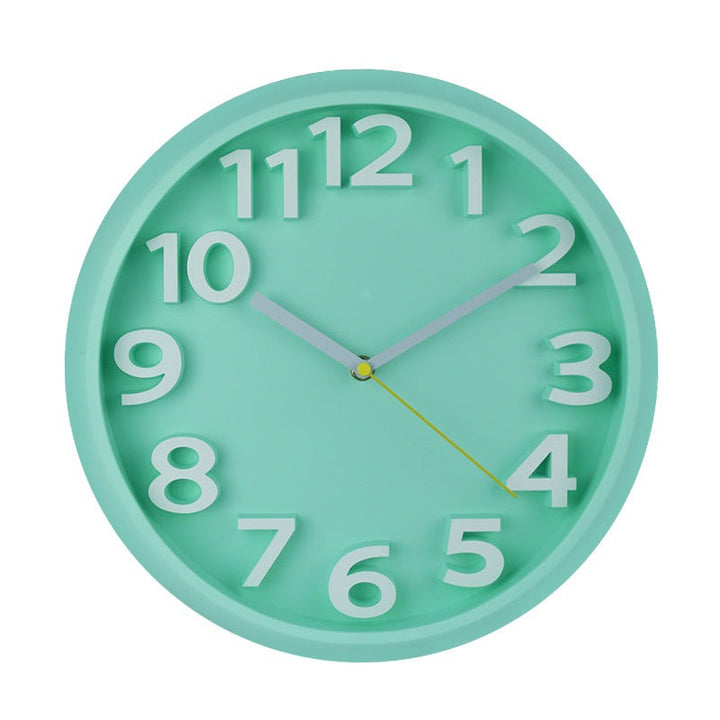 Lisslune | 3D Large Number Silent Wall Clocks 12.5 Inch Battery Operated