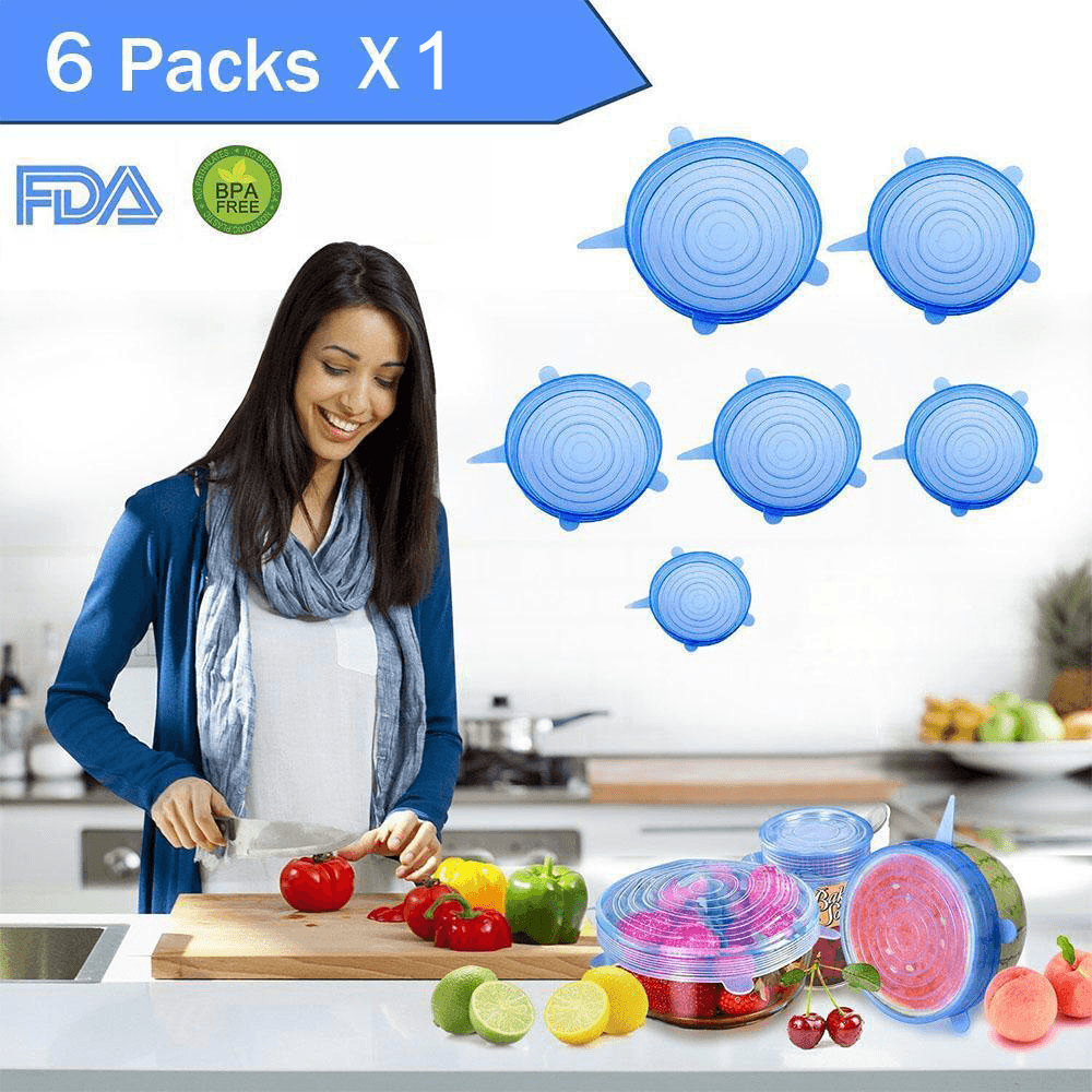 Lisslune | Silicone Stretch Lids, 6PCS