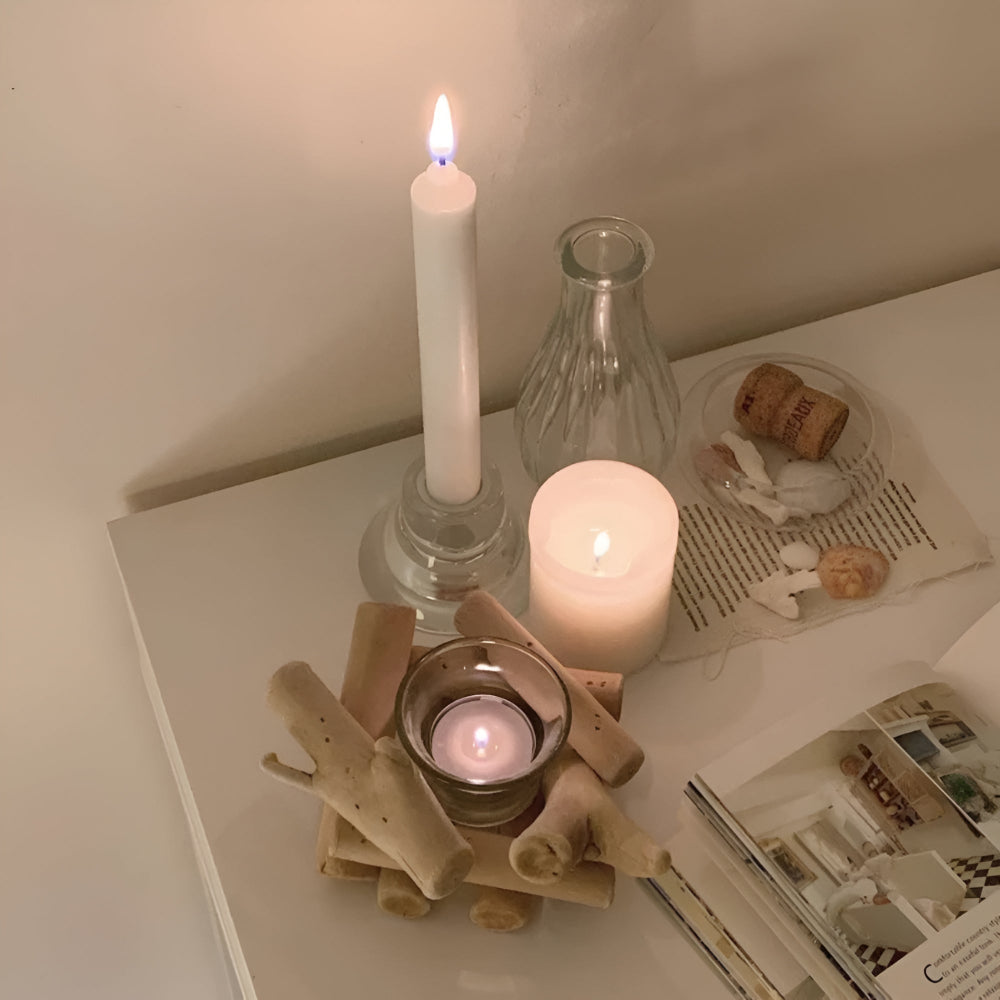Lisslune | Driftwood Haven Candle Holder