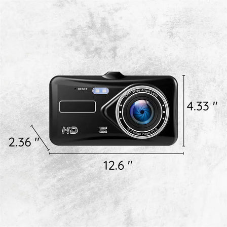 Lisslune | Wireless Dashboard Camera for Vehicle Car Front and Rear Double