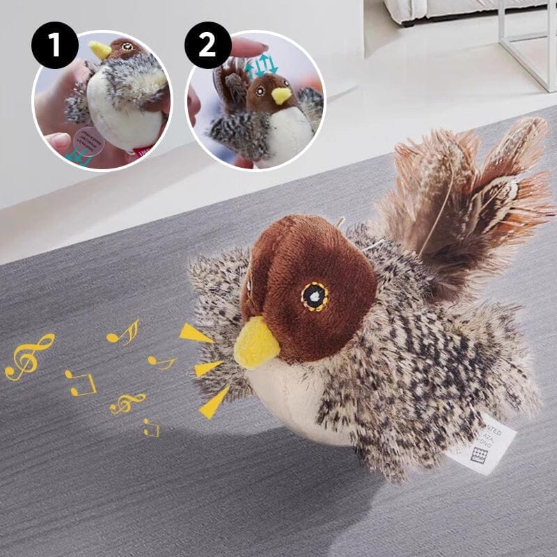 Lisslune | Cat toy - Simulated chirping bird