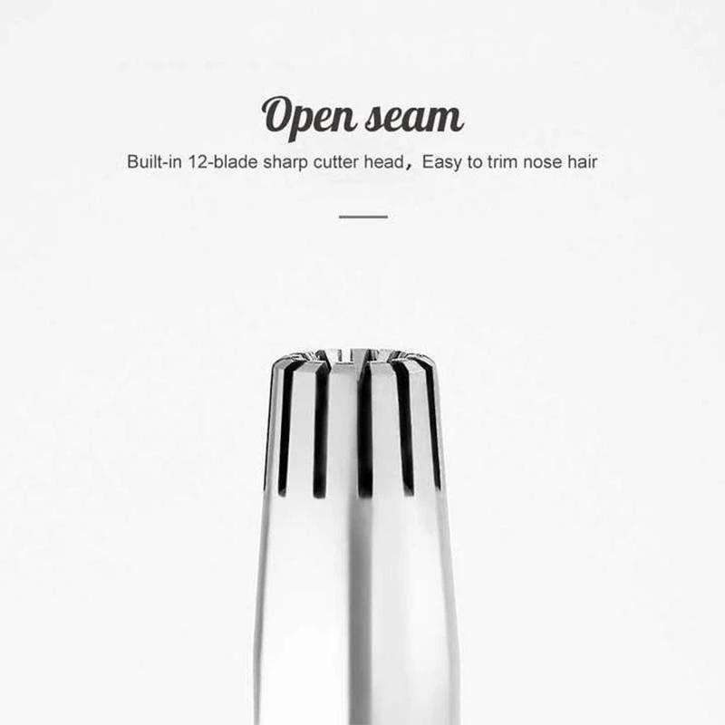 Lisslune | Safe Touch Stainless Steel Nose Hair Trimmer