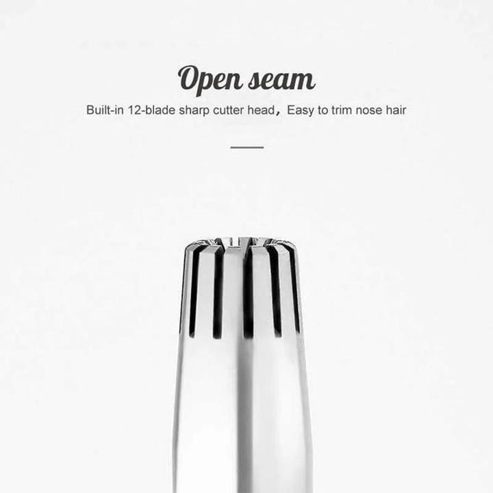 Lisslune | Safe Touch Stainless Steel Nose Hair Trimmer