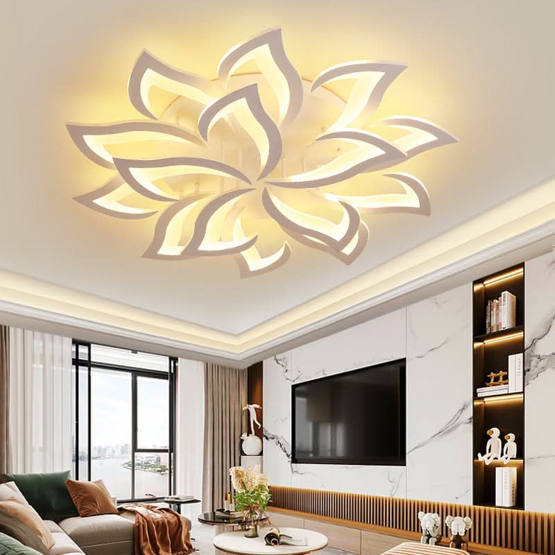 Lisslune | Modern Flower-Shaped LED Ceiling Light for Home Décor