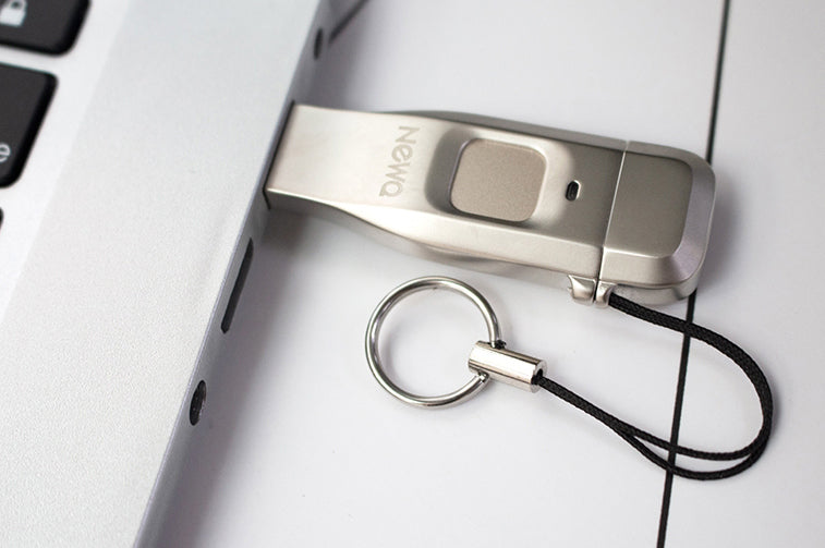 Lisslune | USB3.0 Fingerprint Encryption USB Flash Disk with APP Management System, for Business / Personal Data Security