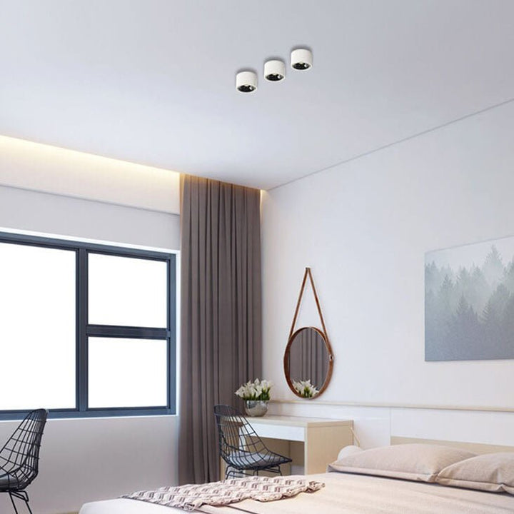 Lisslune | Origo Minimalistic LED Ceiling Light - Adjustable Round Recessed Lamp