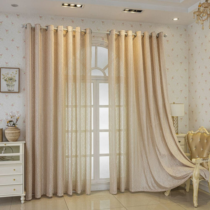 Lisslune | Imperial Maze Embroidered Curtain