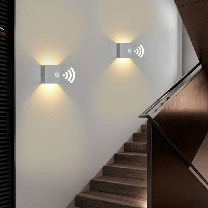Lisslune | Smart LED Wall Light with Motion Sensor – Indoor & Outdoor Modern Lighting
