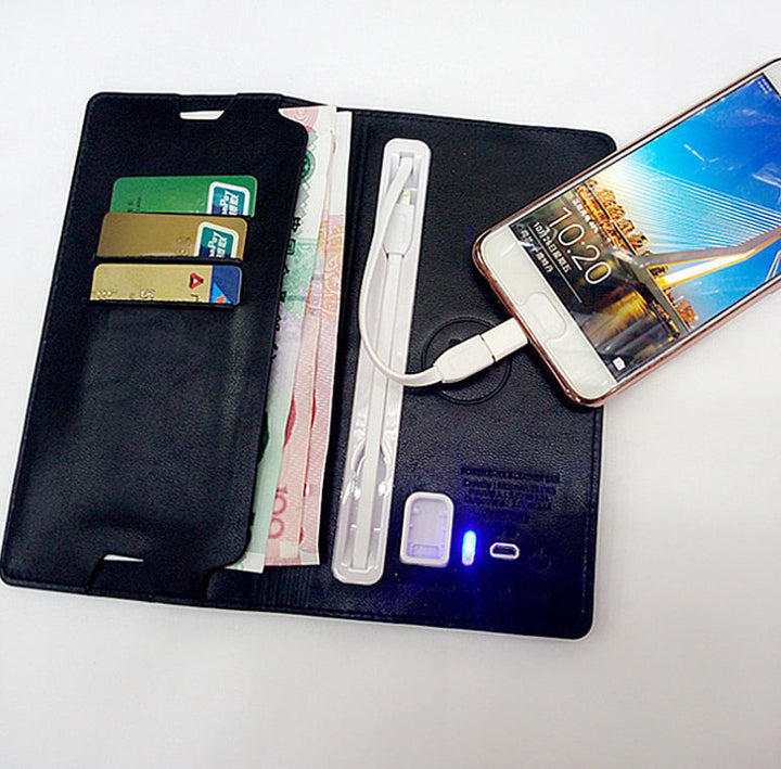 Lisslune | 3-In-1 Incredibly Convenient Wallet Power Bank For Android & all Phone Types