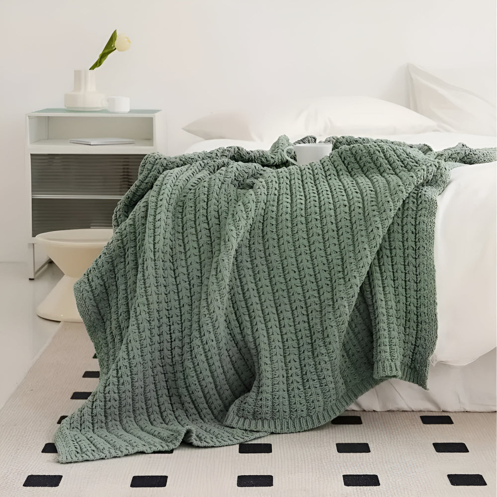 Lisslune | Vintage Chunky Knit Blanket