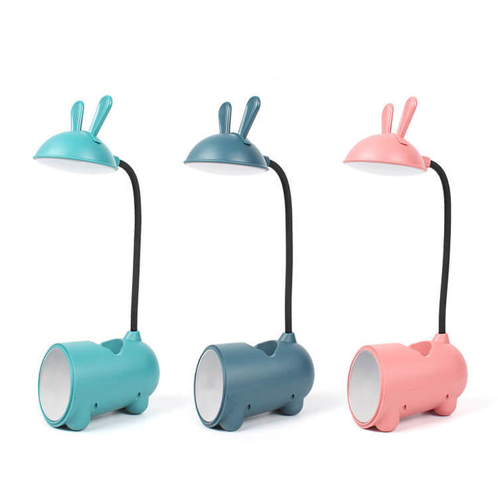 Lisslune | Creative LED Touch Lamp with Pen Holder | USB Charging Function | Desk Lamp | Children's Room Decor