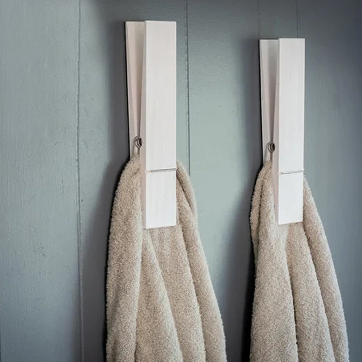 Lisslune | Clothespin Bathroom Towel Holder