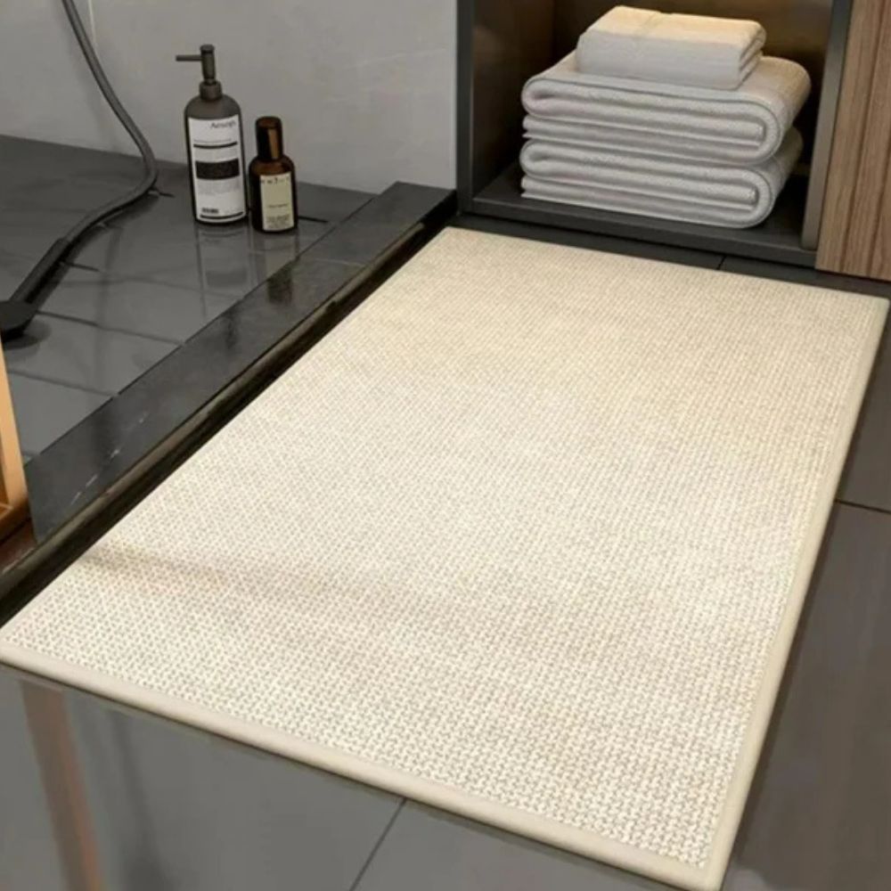 Lisslune | Braided Comfort Non-Slip Bath Mat