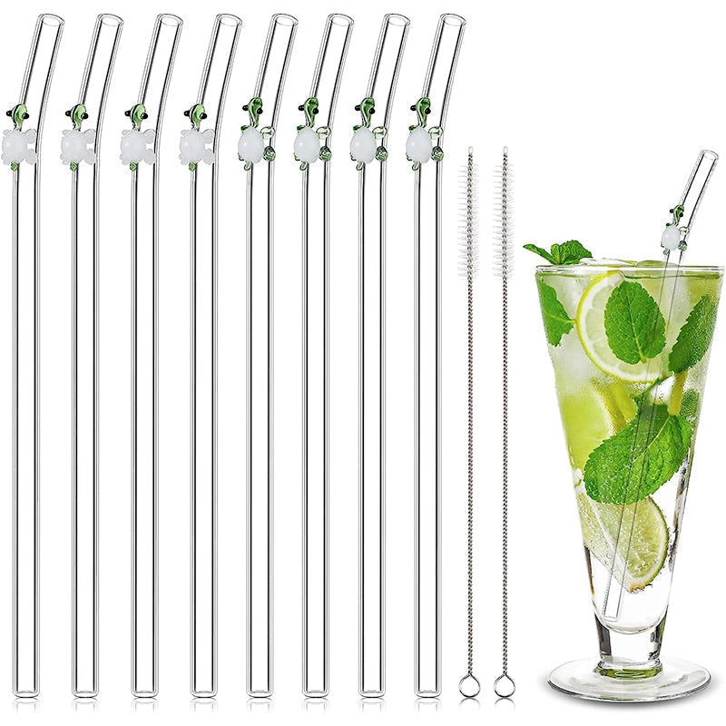 Lisslune | Straws made of colored glass