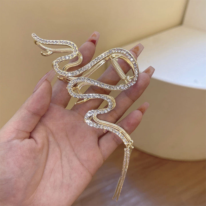 Lisslune | Snake Hair Clip with Rhinestones