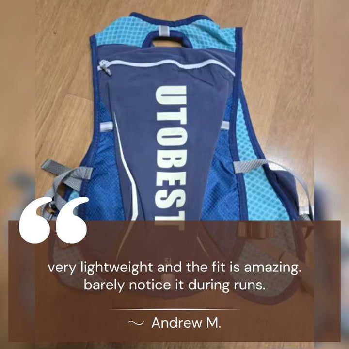 Lisslune | Hydration Running Vest for Trail Running - Lightweight, Adjustable, and Comfortable Backpack for Outdoor Sports and Long Distance Races