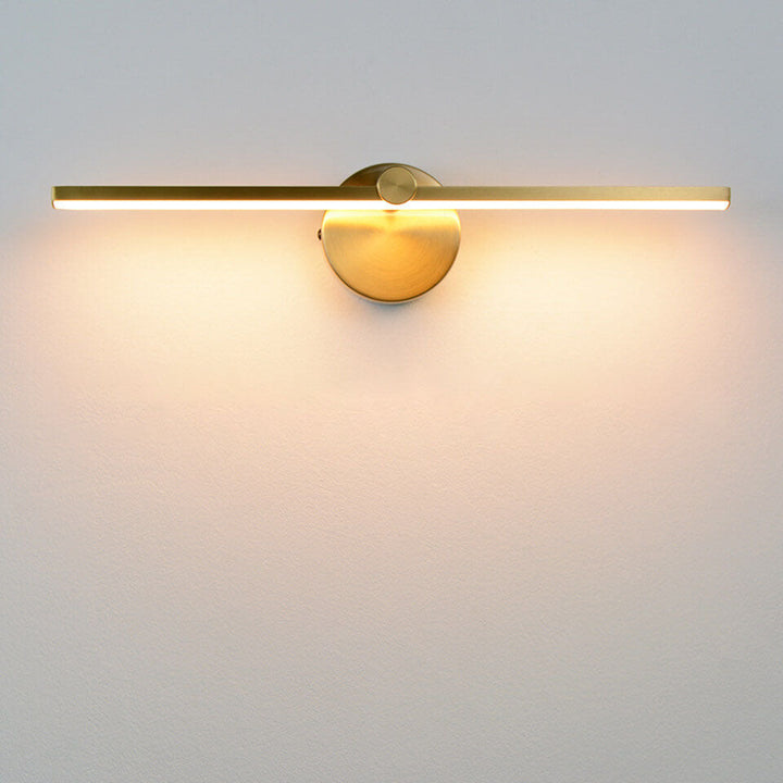 Lisslune | Nordic Minimalist Aluminium Long Bar Switch LED Mirror Wall Light Lamp