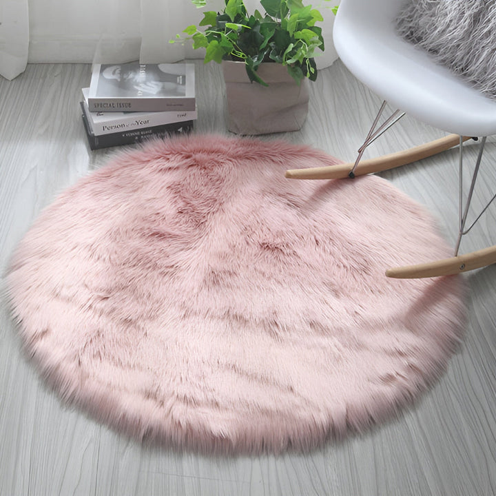 Lisslune | Round Cloud Soft Plush Rug