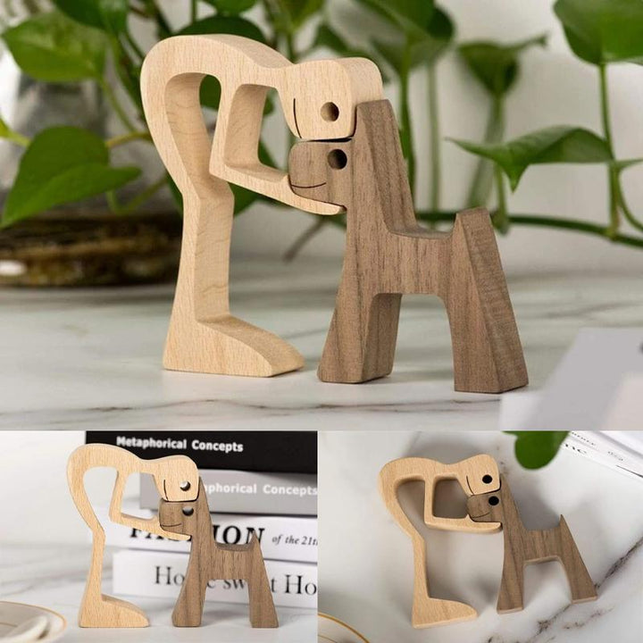 Lisslune | Animal Lover Wooden Sculpture Table Decoration