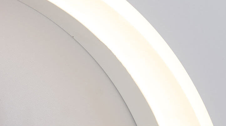 Lisslune | Lumoshelf LED Wall Light | Solid Wood with Shelf | Round Wall Lamp | Warm & White Light