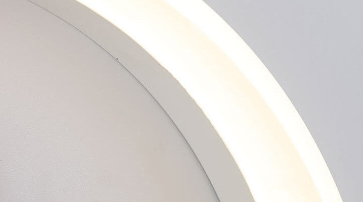 Lisslune | Lumoshelf LED Wall Light | Solid Wood with Shelf | Round Wall Lamp | Warm & White Light