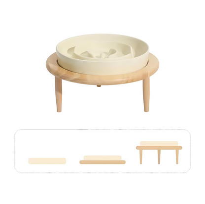 Lisslune | SlowCeramic - Elegant Craft Feeding Bowl for Pets