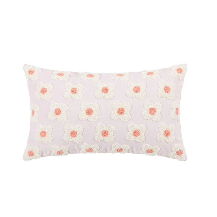 Lisslune | Lustrous Floral Embroidered Cushion Cover