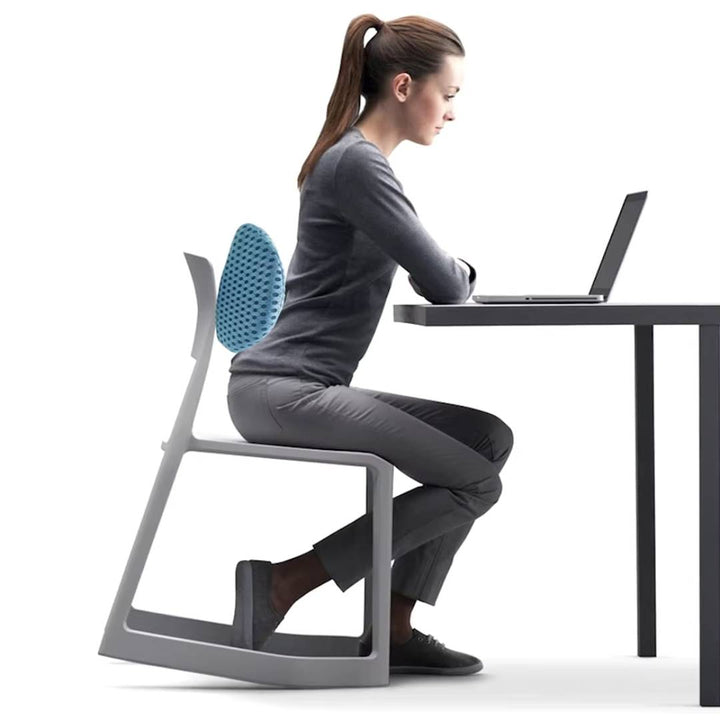Lisslune | Ergonomic Lumbar Support Cushion for Lower Back Pain Relief - Ideal for Office, Driving, and Home Use