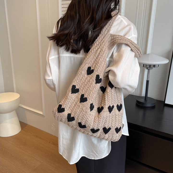 Lisslune | Knit Love Tote Bag
