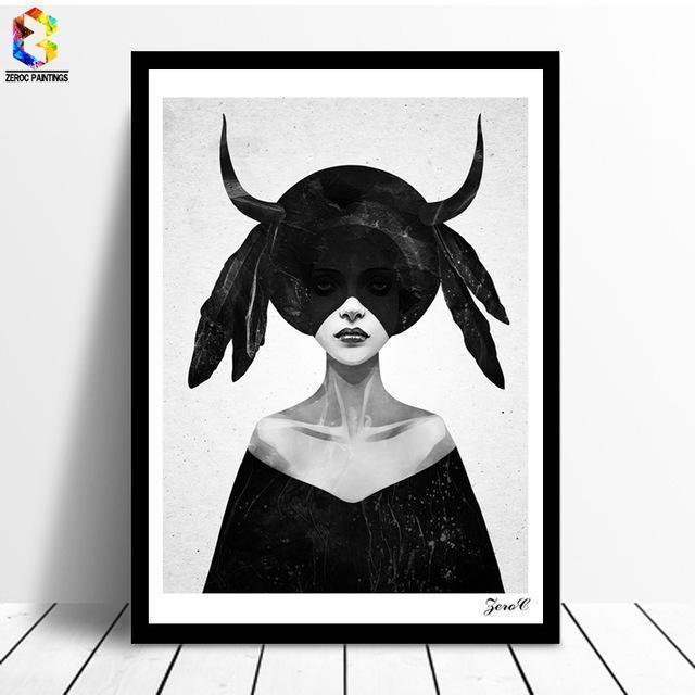Lisslune | Nordic Plaid Poster & Prints Wall Art