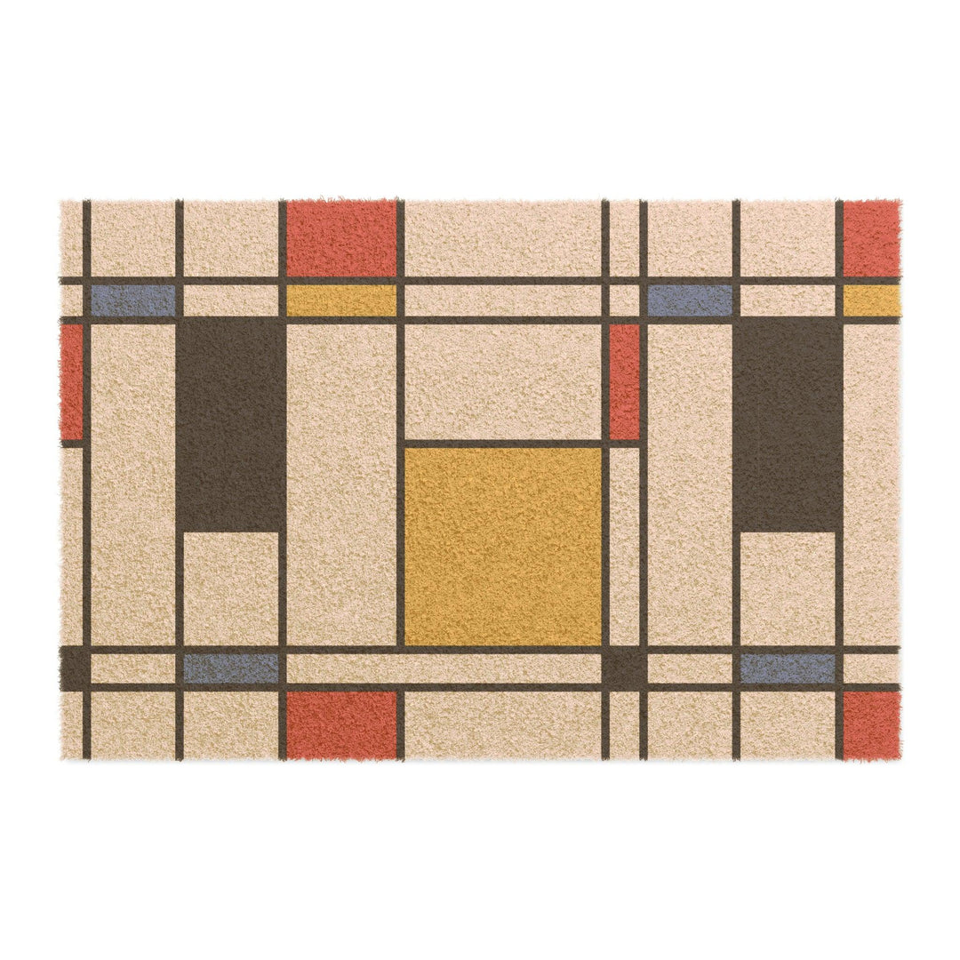 Lisslune | Elegant Adjustable Geometric Front Door Welcome Mat - Luxury Entrance Décor