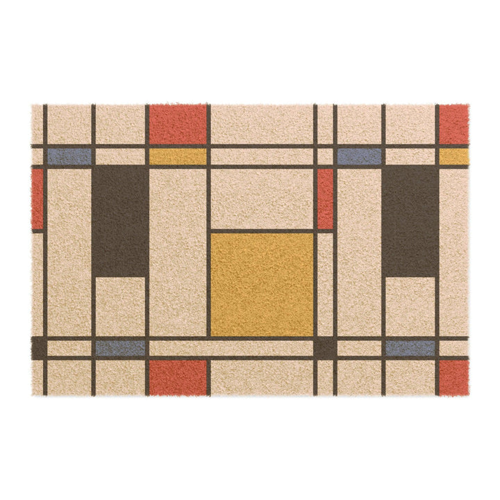 Lisslune | Elegant Adjustable Geometric Front Door Welcome Mat - Luxury Entrance Décor