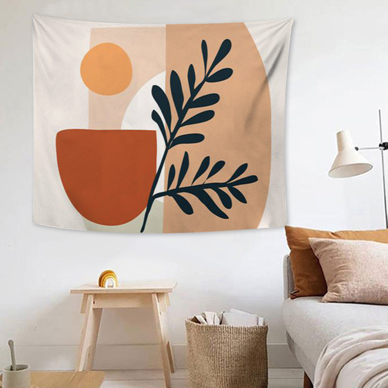 Rynx Abstract Bohemian Girl Graphic Tapestry