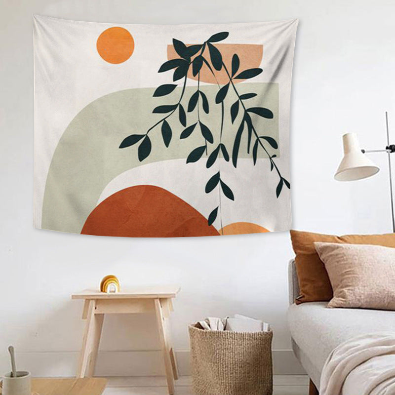 Rynx Abstract Bohemian Girl Graphic Tapestry