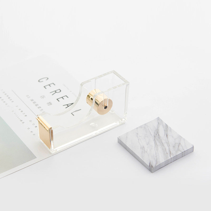 Rynx Aesthetic Acrylic Transparent Tape Dispenser